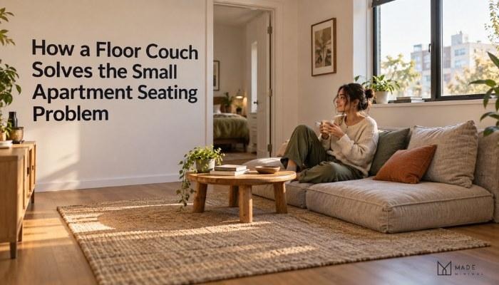 How a Floor Couch Solves the Small Apartment Seating Problem